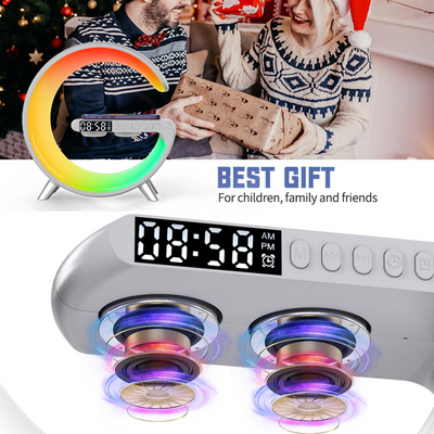 Multifunctional RGB Night Light Alarm Clock and Charging Station - Getitt