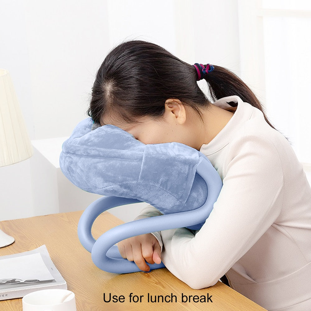 2-in-1 U-Shaped Neck Pillow With Gooseneck Tablet Phone Holder - Getitt