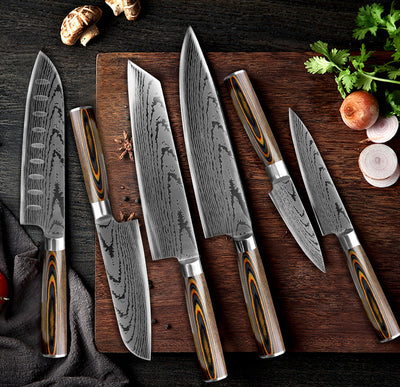 7-Piece Kitchen Knife Set - Getitt