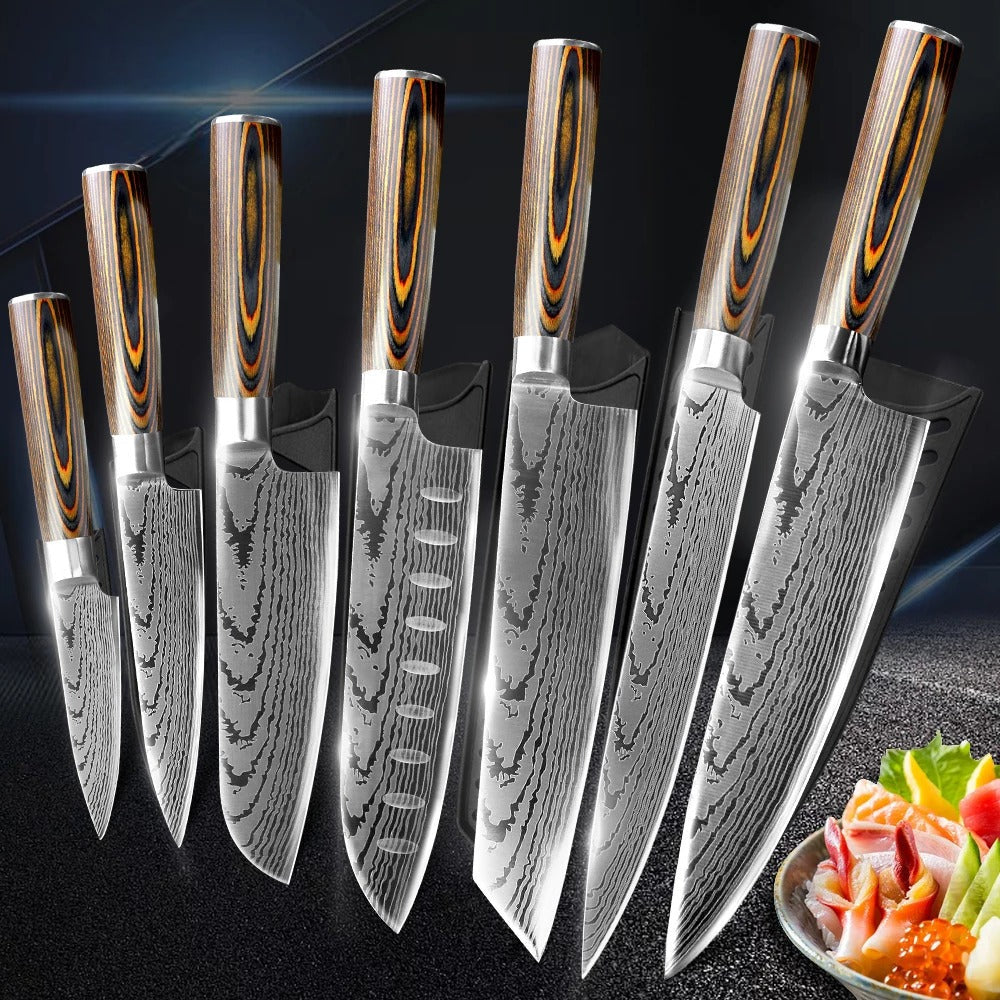 7-Piece Kitchen Knife Set - Getitt