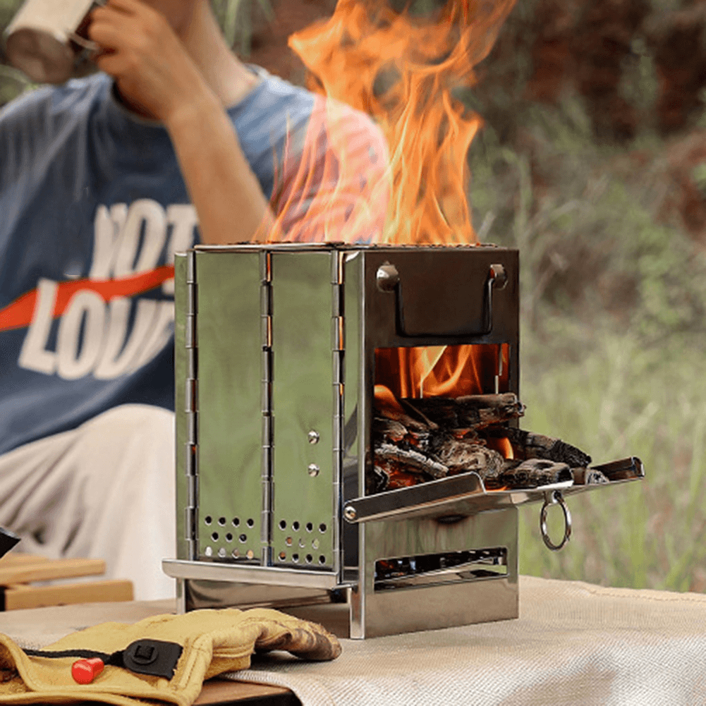 Portable Camping Firewood Stove - Getitt