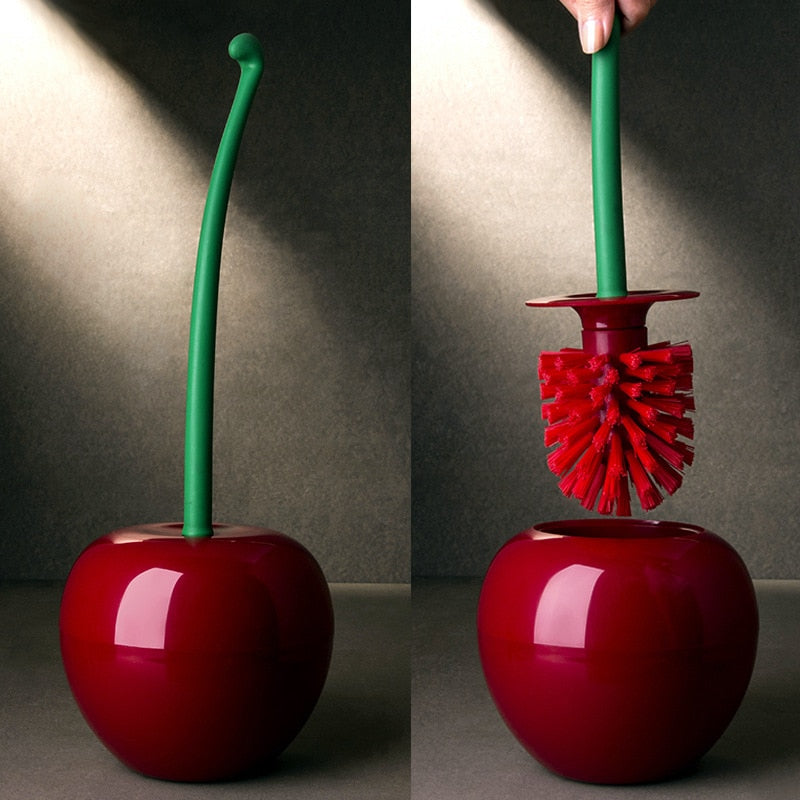 Cherry Toilet Brush and Holder - Getitt