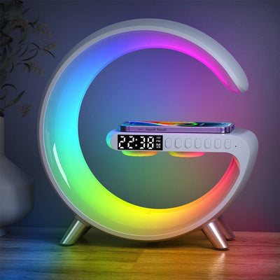 Multifunctional RGB Night Light Alarm Clock and Charging Station - Getitt