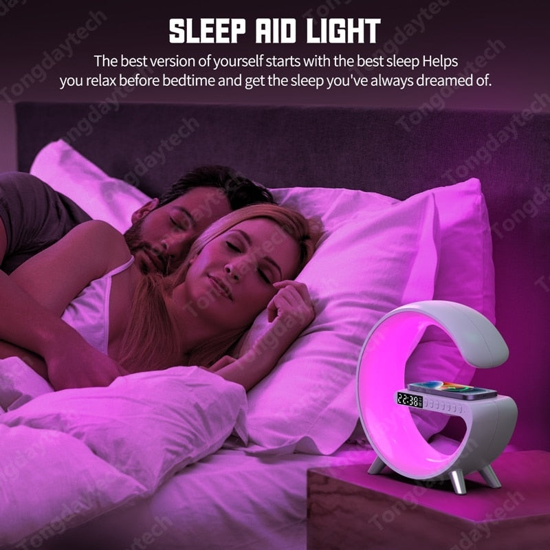 Multifunctional RGB Night Light Alarm Clock and Charging Station - Getitt