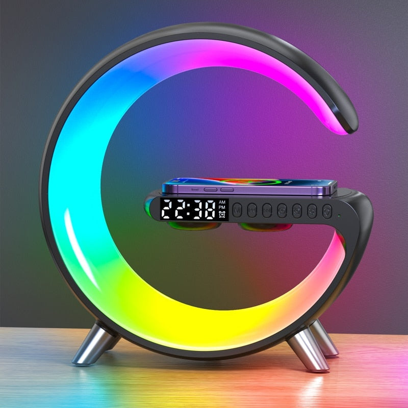 Multifunctional RGB Night Light Alarm Clock and Charging Station - Getitt