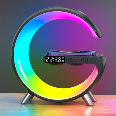 Multifunctional RGB Night Light Alarm Clock and Charging Station - Getitt