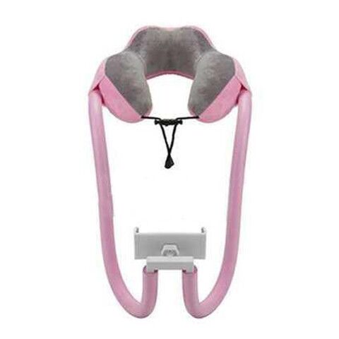 2-in-1 U-Shaped Neck Pillow With Gooseneck Tablet Phone Holder - Getitt