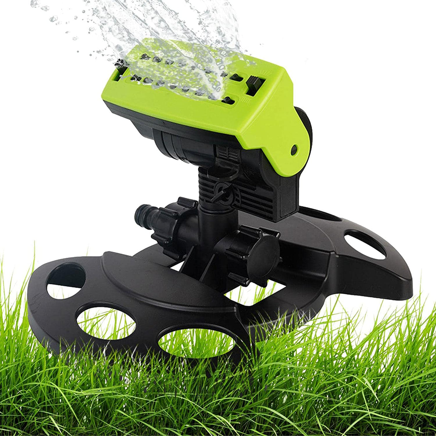 Garden Sprinkler with 180-Degree Rotating Head