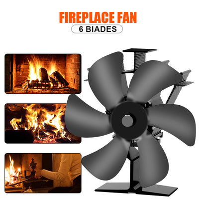 Heat-Powered Wood Burning Stove Fan