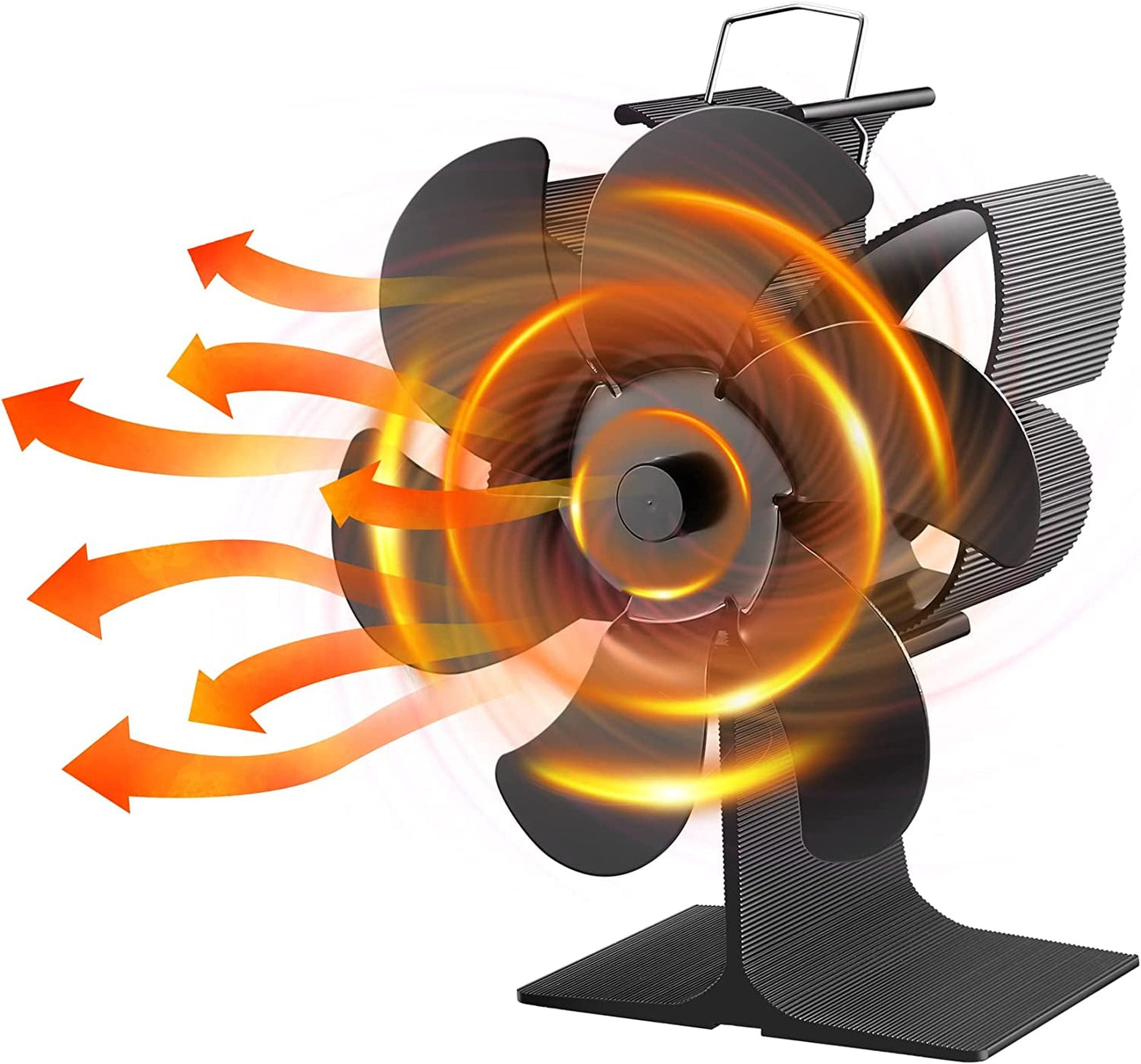 Heat-Powered Wood Burning Stove Fan