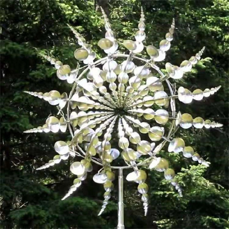 New Anti-Rust Magical Metal Windmill-Kinetic Metal Wind Spinners - Getitt